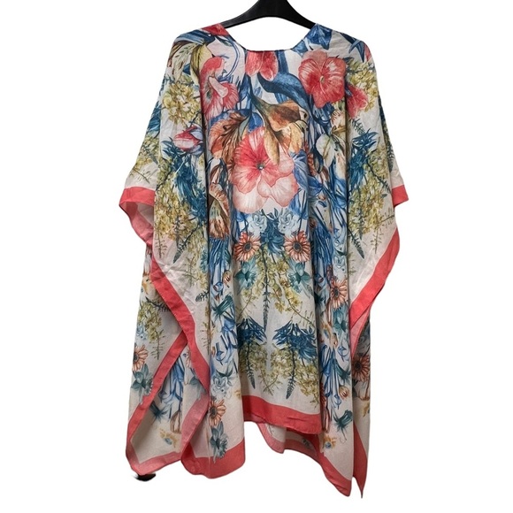 JC Sunny Floral Kimono Robe Coverup - Picture 1 of 4